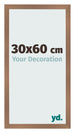Fotokader 30x60cm Koper Decor MDF Bologna Voorzijde Maat | Yourdecoration.be