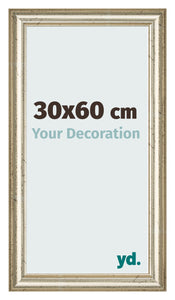 Fotokader 30x60cm Metaalglans MDF Lazio Voorzijde Maat | Yourdecoration.be