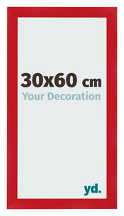 Fotokader 30x60cm Rood MDF Pisa Voorzijde Maat | Yourdecoration.be