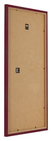 Fotokader 30x60cm Wijnrood Geveegd MDF Bologna Achterzijde Schuin | Yourdecoration.be