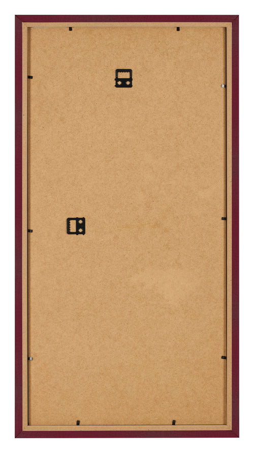 Fotokader 30x60cm Wijnrood Geveegd MDF Bologna Achterzijde | Yourdecoration.be