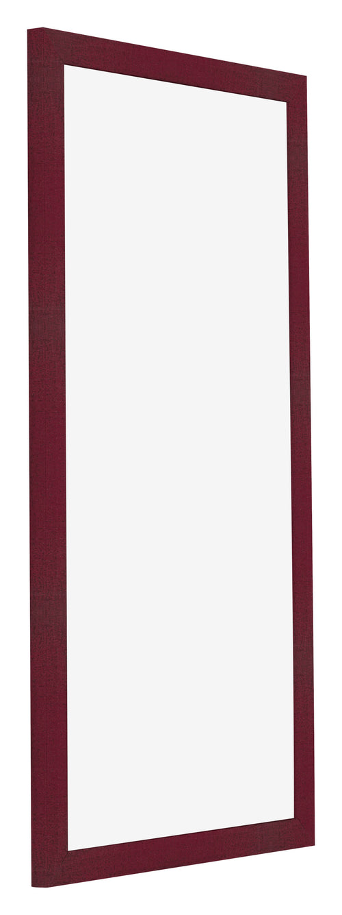 Fotokader 30x60cm Wijnrood Geveegd MDF Bologna Voorzijde Schuin | Yourdecoration.be