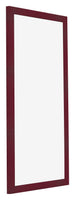 Fotokader 30x60cm Wijnrood Geveegd MDF Bologna Voorzijde Schuin | Yourdecoration.be