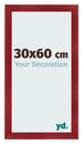 Fotokader 30x60cm Wijnrood Geveegd MDF Pisa Voorzijde Maat | Yourdecoration.be