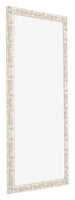 Fotokader 30x60cm Wit Vintage MDF Bologna Voorzijde Schuin | Yourdecoration.be