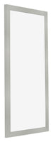 Fotokader 30x60cm Zilver Mat MDF Bologna Voorzijde Schuin | Yourdecoration.be