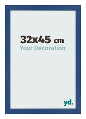 Fotokader 32x45 cm Donkerblauw MDF Bologna Voorzijde Maat | Yourdecoration.be