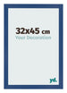 Fotokader 32x45 cm Donkerblauw MDF Bologna Voorzijde Maat | Yourdecoration.be