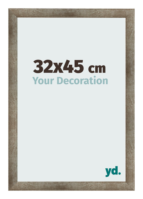 Fotokader 32x45 cm Metaal Vintage MDF Bologna Voorzijde Maat | Yourdecoration.be