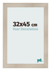 Fotokader 32x45cm Eiken Licht MDF Pisa Voorzijde Maat | Yourdecoration.be