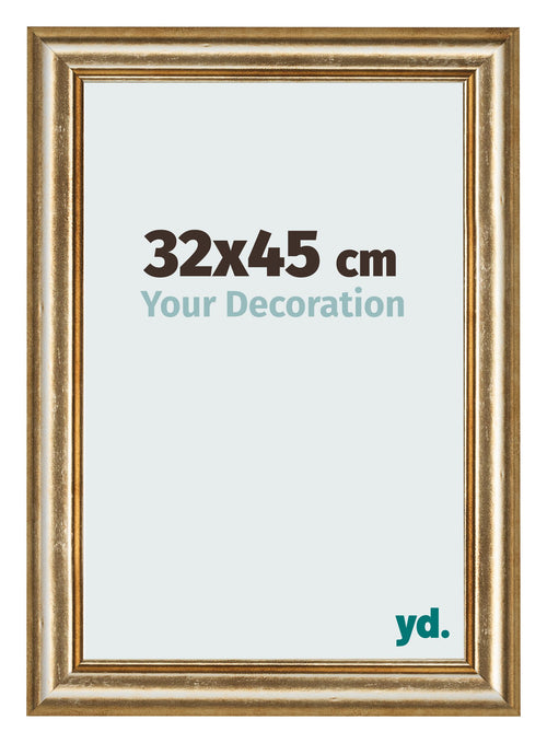 Fotokader 32x45cm Goud Antiek MDF Lazio Voorzijde Maat | Yourdecoration.be