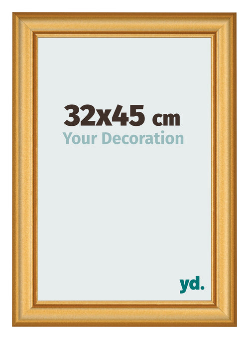 Fotokader 32x45cm Goud Mat MDF Lazio Voorzijde Maat | Yourdecoration.be