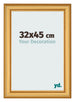 Fotokader 32x45cm Goud Mat MDF Lazio Voorzijde Maat | Yourdecoration.be