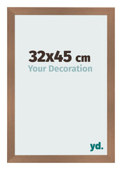 Fotokader 32x45cm Koper Decor MDF Bologna Voorzijde Maat | Yourdecoration.be