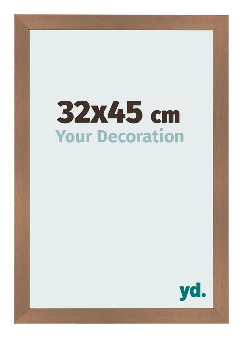 Fotokader 32x45cm Koper Decor MDF Bologna Voorzijde Maat | Yourdecoration.be