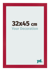 Fotokader 32x45cm Rood MDF Bologna Voorzijde Maat | Yourdecoration.be