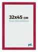 Fotokader 32x45cm Rood MDF Bologna Voorzijde Maat | Yourdecoration.be