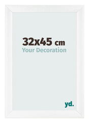Fotokader 32x45cm Wit Mat MDF Pisa Voorzijde Maat | Yourdecoration.be