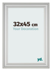 Fotokader 32x45cm Zilver Mat MDF Lazio Voorzijde Maat | Yourdecoration.be