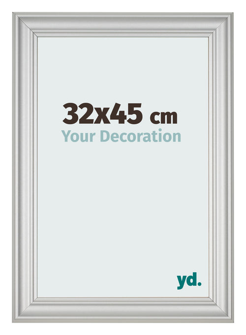Fotokader 32x45cm Zilver Mat MDF Lazio Voorzijde Maat | Yourdecoration.be