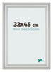 Fotokader 32x45cm Zilver Mat MDF Lazio Voorzijde Maat | Yourdecoration.be