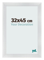 Fotokader 32x45cm Zilver Mat MDF Pisa Voorzijde Maat | Yourdecoration.be