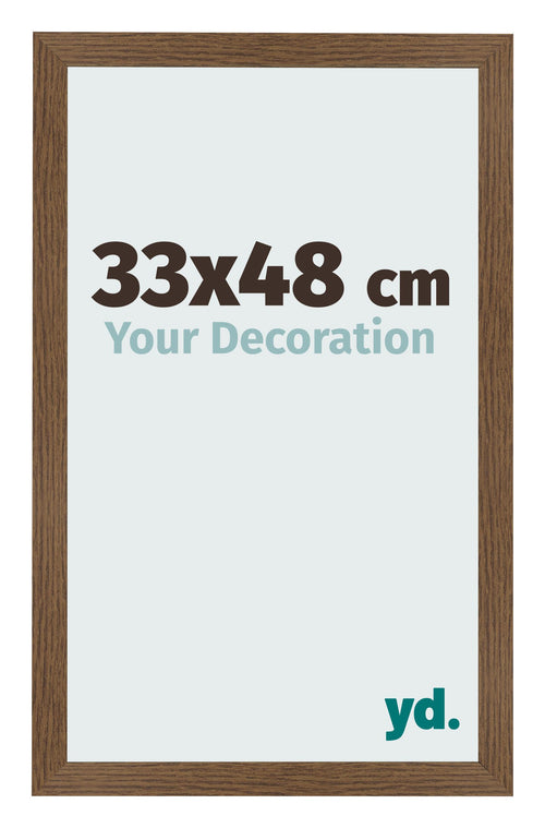 Fotokader 33x48 cm Eiken Rustiek MDF Bologna Voorzijde Maat | Yourdecoration.be