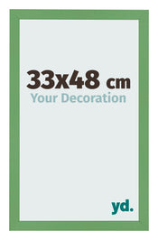 Fotokader 33x48 cm Groen MDF Bologna Voorzijde Maat | Yourdecoration.be