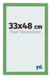 Fotokader 33x48 cm Groen MDF Bologna Voorzijde Maat | Yourdecoration.be