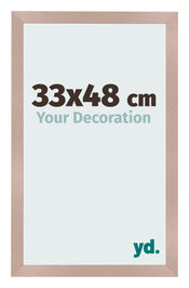 Fotokader 33x48 cm Oudroze MDF Bologna Voorzijde Maat | Yourdecoration.be