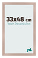 Fotokader 33x48 cm Oudroze MDF Bologna Voorzijde Maat | Yourdecoration.be