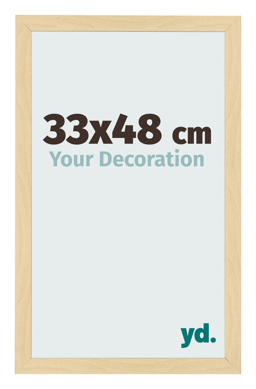 Fotokader 33x48cm Beuken Decor MDF Bologna Voorzijde Maat | Yourdecoration.be