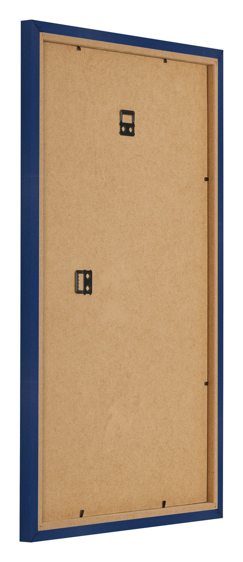Fotokader 33x48cm Donkerblauw Geveegd MDF Bologna Achterzijde Schuin | Yourdecoration.be