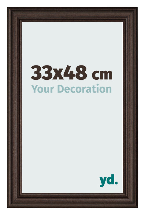Fotokader 33x48cm Eiken Donker MDF Lazio Voorzijde Maat | Yourdecoration.be