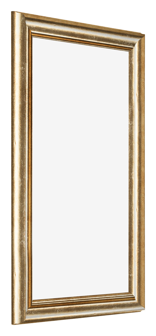 Fotokader 33x48cm Goud Antiek MDF Lazio Voorzijde Schuin | Yourdecoration.be