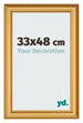 Fotokader 33x48cm Goud Mat MDF Lazio Voorzijde Maat | Yourdecoration.be