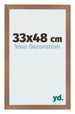 Fotokader 33x48cm Koper Decor MDF Bologna Voorzijde Maat | Yourdecoration.be