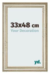 Fotokader 33x48cm Metaalglans MDF Lazio Voorzijde Maat | Yourdecoration.be
