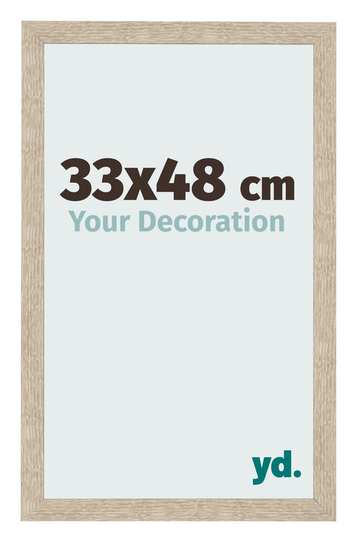 Fotokader 33x48cm Sonoma Eiken MDF Bologna Voorzijde Maat | Yourdecoration.be