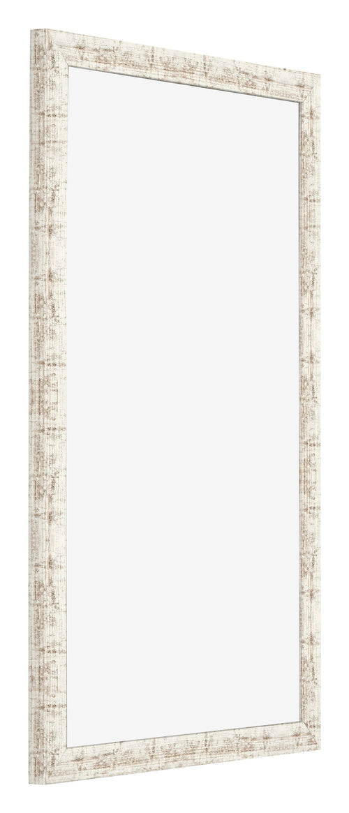 Fotokader 33x48cm Wit Vintage MDF Bologna Voorzijde Schuin | Yourdecoration.be