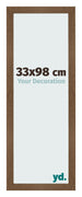 Fotokader 33x98 cm Eiken Rustiek MDF Bologna Voorzijde Maat | Yourdecoration.be