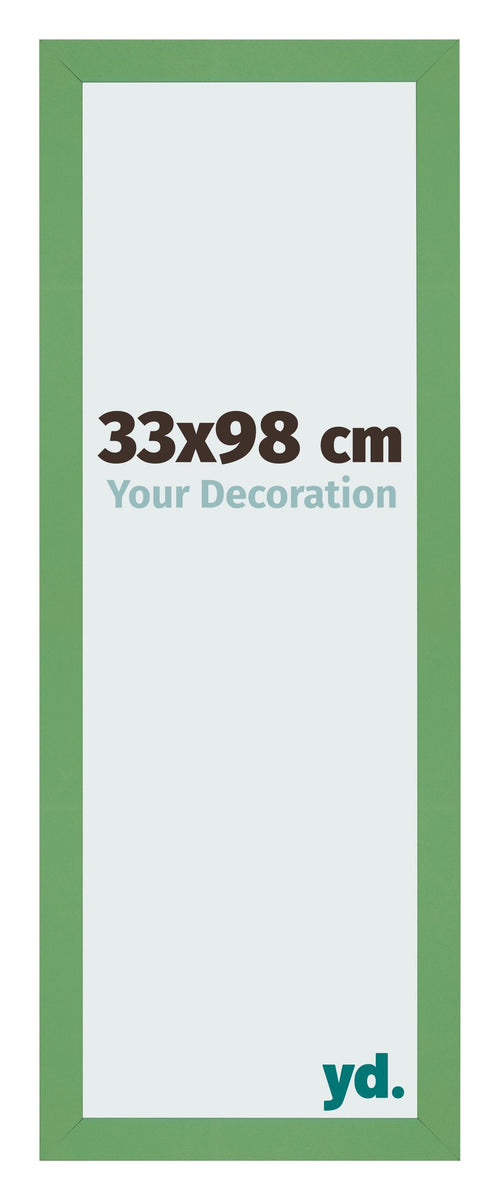 Fotokader 33x98 cm Groen MDF Bologna Voorzijde Maat | Yourdecoration.be