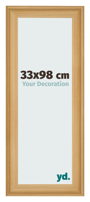 Fotokader 33x98cm Dennen Houtnerf MDF Lazio Voorzijde Maat | Yourdecoration.be