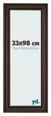Fotokader 33x98cm Eiken Donker MDF Lazio Voorzijde Maat | Yourdecoration.be
