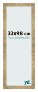 Fotokader 33x98cm Goud Antiek MDF Bologna Voorzijde Maat | Yourdecoration.be