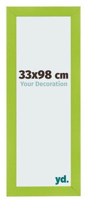 Fotokader 33x98cm Groen MDF Pisa Voorzijde Maat | Yourdecoration.be