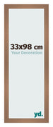 Fotokader 33x98cm Koper Decor MDF Bologna Voorzijde Maat | Yourdecoration.be