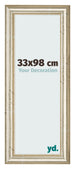Fotokader 33x98cm Metaalglans MDF Lazio Voorzijde Maat | Yourdecoration.be