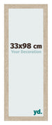 Fotokader 33x98cm Sonoma Eiken MDF Bologna Voorzijde Maat | Yourdecoration.be