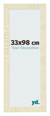 Fotokader 33x98cm Sonoma Eiken MDF Pisa Voorzijde Maat | Yourdecoration.be